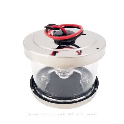 ISURE MARINE Boat Yacht Supplies 12V LED Navigation Bow Lights Stainless Steel Accessories，Three Color Options photo-4
