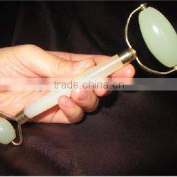 Jade Dermal Roller for face-lift two heads