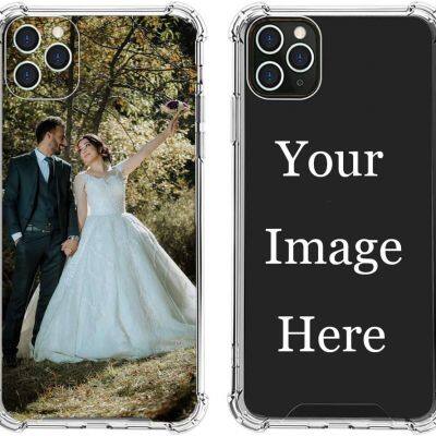 Personalized Custom Phone Case for iPhone 16 15 14 12 13 11 Pro Max Plus XR X Xs Max Anti-Scratch Shock-Resistant Soft Protective TPU Design Your Own Personalized Picture Photo Case Clear