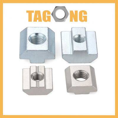 Heavy Duty T Slot 6mm 8mm Slider Nut T20 T30 T40 T45 Slot Industrial Aluminum Profile Water Treatment Stainless Steel photo-4