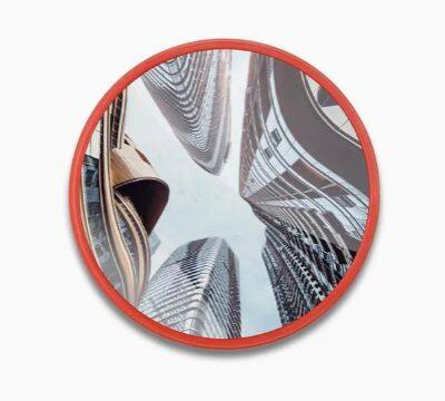 Competitive Price Best Selling Unbreakable Outdoor Traffic Safety Convex Mirror photo-5