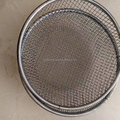 Coarse Sieve for Soil Compost Separator Sifter Stainless Steel Crimped Wire Mesh Welding Bending 30cm Diameter Durable Gardening photo-4
