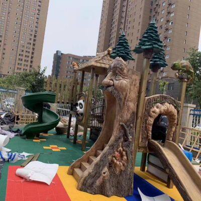 комбинированный горка, неподвижное детское аттракционное оборудование, крупномасштабный культурно-туристический тематический парк