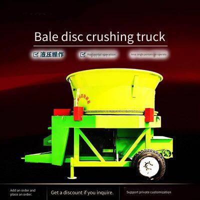 Round Barrel Straw Silage Grass Cutter for Cattle Farms, Grassland Processing and Ranch Ripping Machine, Dual-fuel (oil and Electricity) Forage Chopper