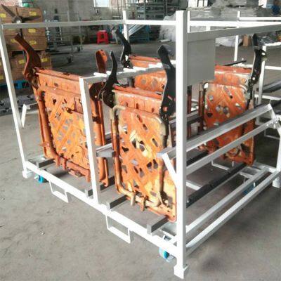 Промышленный тележка для деталей с 360° поворотными колесиками для заводов