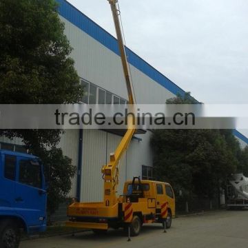 12-16m crew cab aerial lift platform truck