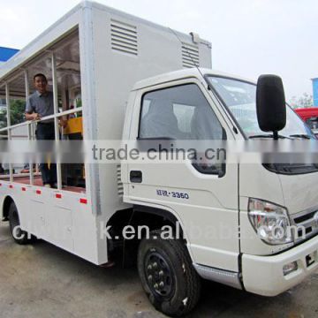 Best price Foton led mobile stage truck for sale