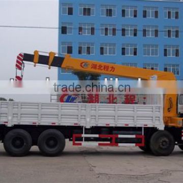 truck mounted with crane