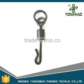 Q-shaped swing snap with solid ring crap fishing fishing tackle
