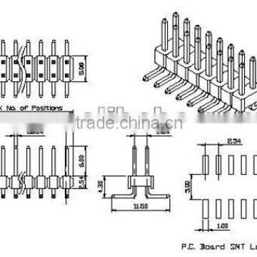 6000-1R Header Pin