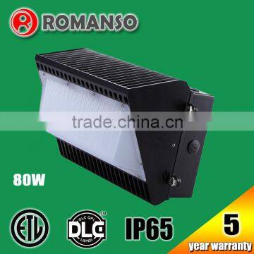 Factory wholesale 5 years warranty 80w led wall light indoor