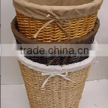 round split willow hamper(no lid)