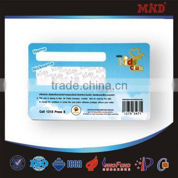 MDC915 Printing plastic Discount Barcode Card