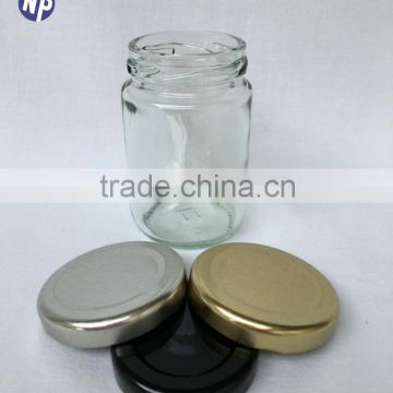 3.5oz Round Glass Mustard/Spice Jars