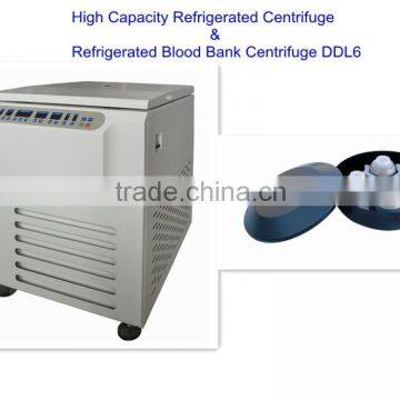 High Capacity Refrigerated Centrifuge & Refrigerated Blood Bank Centrifuge DDL6