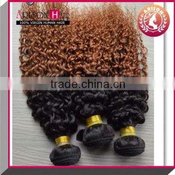 hot selling wholesale price ombre human hair extension grade 5a 6a 7a 8a pure indian remy virgin human hair weft