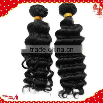 brazilian best quality 6A grade deep wave 100% virgin unprocessed hair wave