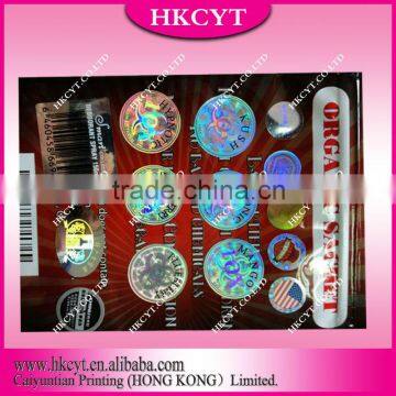 Wholesale Holographic Hologram Sticker/sticker Label