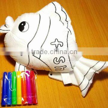 washable painting plush toy/painting plush toy/DIY painting plush toy