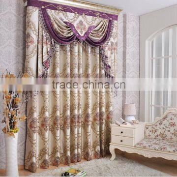 good quality High precision electronic jacquard curtain Shading curtain purple curtain                        
                                                Quality Choice