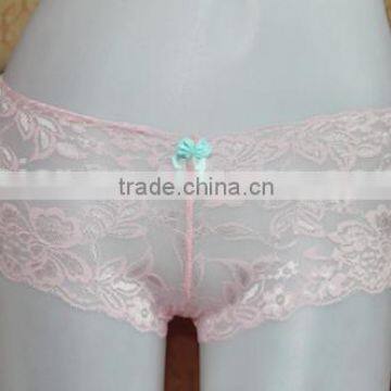 2016 sexy lovely quik dry printing lace boyshort serious photo