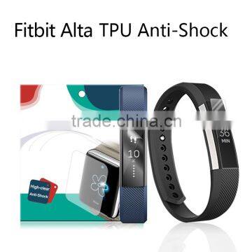 Fashion anti shatter screen film guard for fitbit alta anti explosive TPU material screen protector