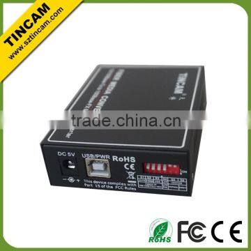 SC fiber Media Converter USB power SM 1310/1550nm