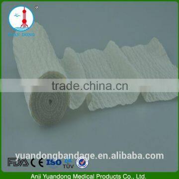 YD90094 Medical absorbent fabric crepe elastic bandage unbleached