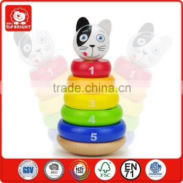 18 months amusing hot sell toys swing 6 different size of the cognitive different colour cognition wooden kids educational toys