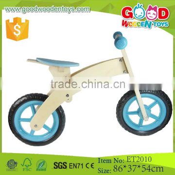 Yuhe factory wholesale simple and fashion wooden bike for kids