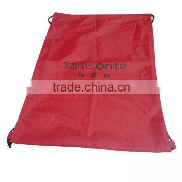 promotional customed Red cotton drawstring pouches for wholesaler