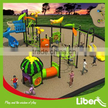 Awesome and New design kids playground outdoor, Fruit Series play equipment LE.SG.010