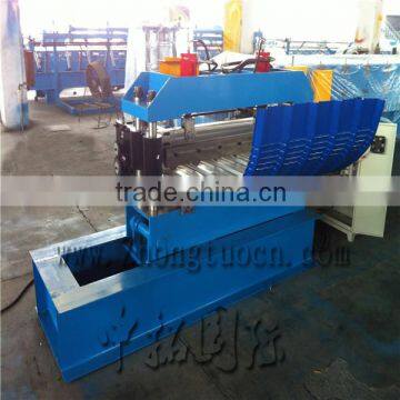 Auto roofing sheet curve forming machine