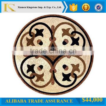 Hot sale l waterjet floor medallion for construct decoration