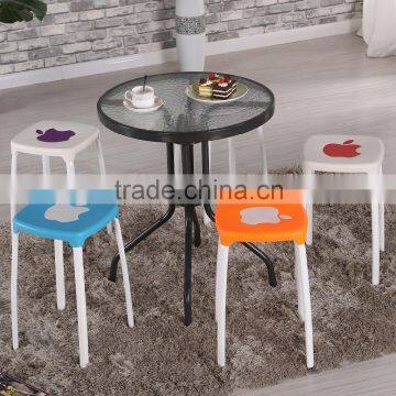 Wholesale stacking plastic stool, HYM-1002