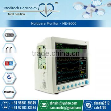 Advance Multipare Monitor for Continuous Measuring Patient's Functions