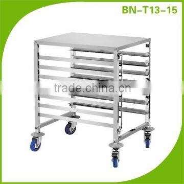 (BNT13 ~T15) Cosbao stainless steel bakery kitchen pan rack, design kitchen racks, plate rack trolley