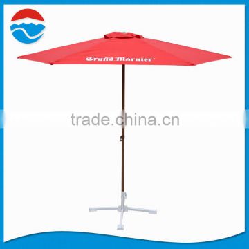 240CM*6k red advertising double roof umbrella