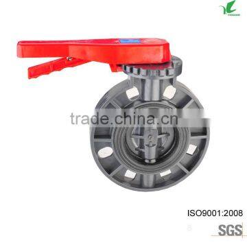 PLASTIC FLANGE BUTTERFLY VALVE DN100