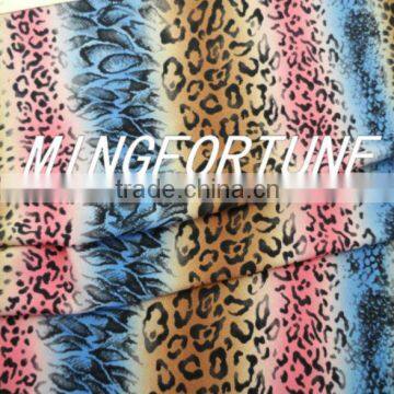 Anti-uv Stretched Panther Printing galaxy Leopard Printed fabric