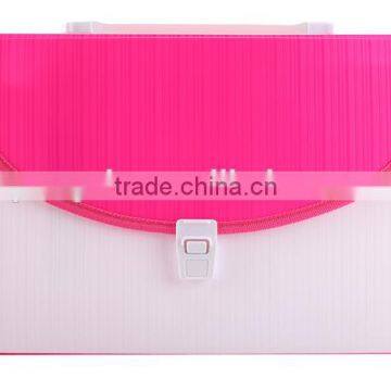 Stationery Office Use A4/FC Colorful Transparent Plastic Wallet PP Folding Plastic Wallet photo-3