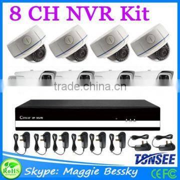 wifi nvr kit cctv Security Systems Wireless 8CH NVR kit 720P wifi IP Camera with P2P