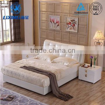 2016 Home Furniture Korean Style Leather Bed