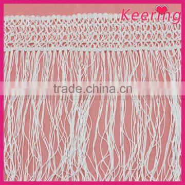 Fashion long poly rayon fringe trim for clothing                        
                                                Quality Choice