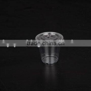 5 OZ reusable plastic beer cup with lid