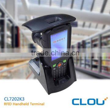 Android mobile rfid card reader with GPS, 3G, UHF RFID handheld reader