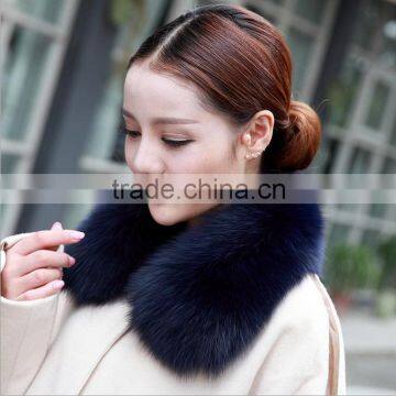 High quality wholesale winter real fox fur collar for clothes