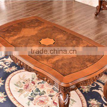 Dining Room Furniture Classical Carved Solid Wooden Base for Dining Table photo-6