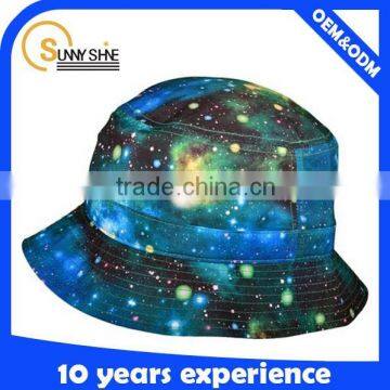 china design fashion cheap custom galaxy bucket hat