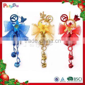 2015 Hot Sale Popular New Product Colorful Plastic Bell Shaped Christmas Ornaments